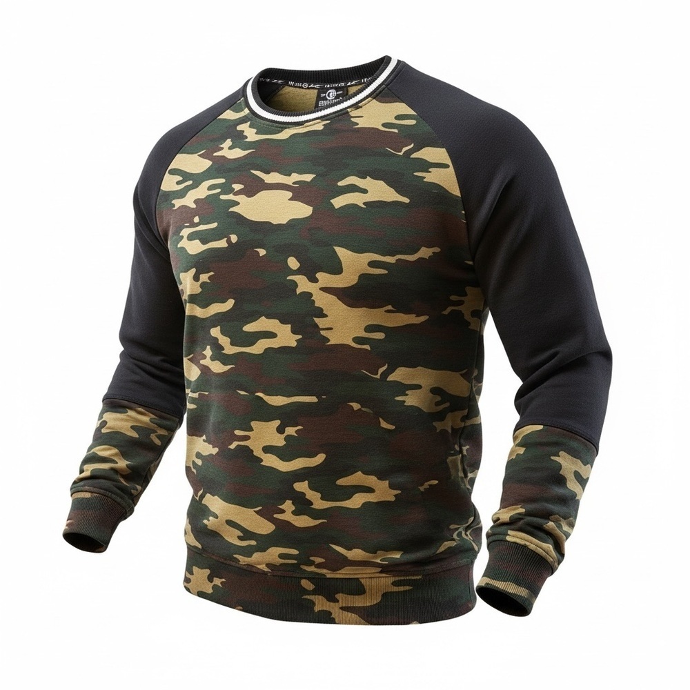 NWT Men's Switch Camouflage Crewneck Sweatshirt Size XL (KB2)